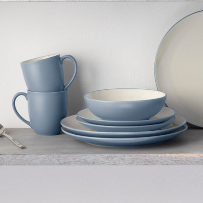 Noritake Colorwave 16-teiliges Coupe-Geschirrset, Service für 4