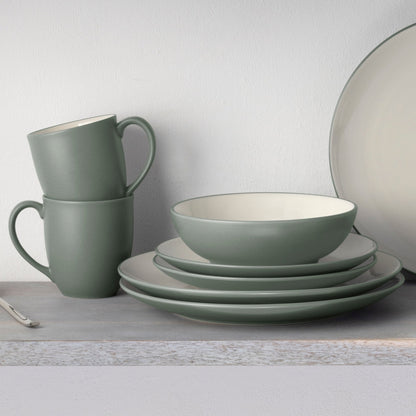 Noritake Colorwave 16-teiliges Coupe-Geschirrset, Service für 4