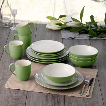 Noritake Colorwave 16-teiliges Coupe-Geschirrset, Service für 4