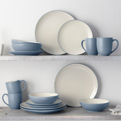 Noritake Colorwave 16-teiliges Coupe-Geschirrset, Service für 4