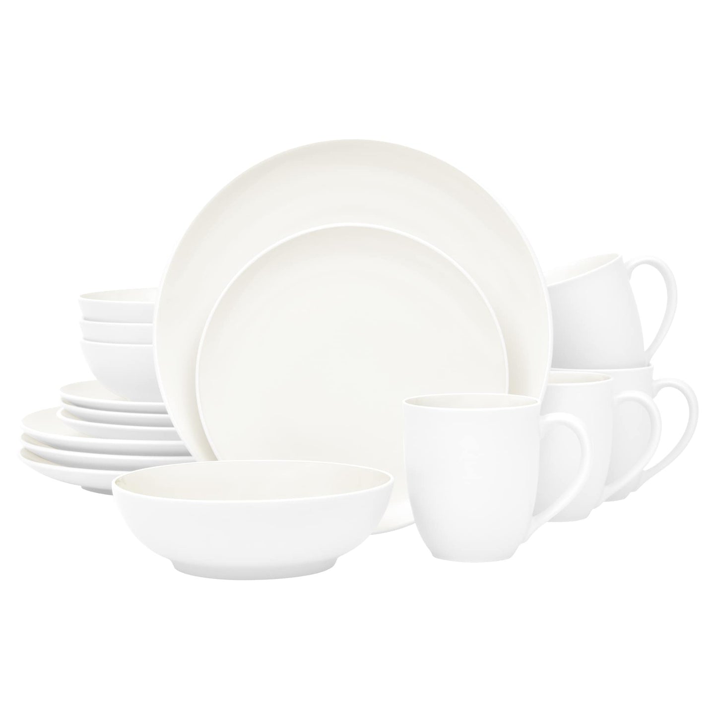 Noritake Colorwave 16-teiliges Coupe-Geschirrset, Service für 4