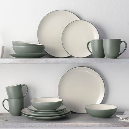 Noritake Colorwave 16-teiliges Coupe-Geschirrset, Service für 4
