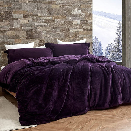 The Original Plush – Coma Inducer® Übergroßes Bettdeckenset – Mitternachtsviolett