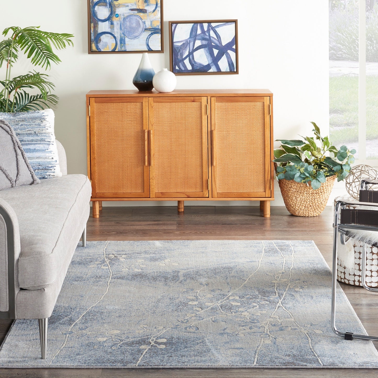 Nourison Somerset Moderner Blumenteppich