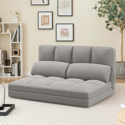 Costway Floor Sofa Bed with 2 Pillows 6 Positions Adjustable Backrest - See Details