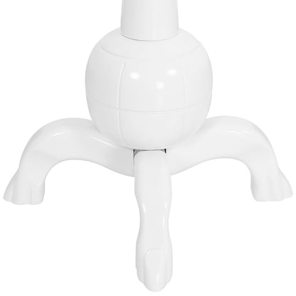 Freistehende Garderobe aus Gummibaumholz in Baumzweigform mit 8 Haken – 24,5 B x 70,87 H
