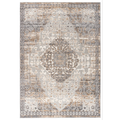 World Rug Gallery Traditioneller Teppich für drinnen und draußen im Used-Look