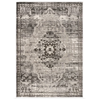 World Rug Gallery Traditioneller Teppich für drinnen und draußen im Used-Look