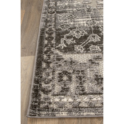 World Rug Gallery Traditioneller Teppich für drinnen und draußen im Used-Look
