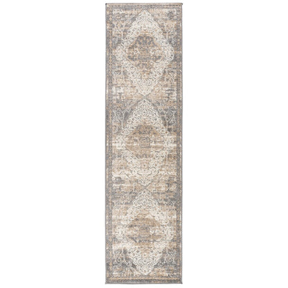 World Rug Gallery Traditioneller Teppich für drinnen und draußen im Used-Look