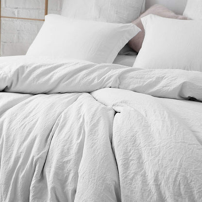 Natural Loft King Solid Bettbezug-Set