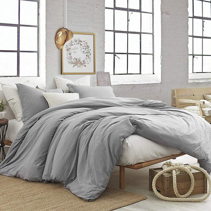 Natural Loft King Solid Bettbezug-Set