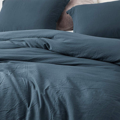 Natural Loft King Solid Bettbezug-Set