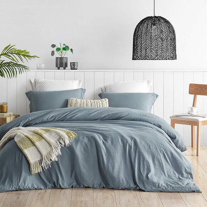 Natural Loft King Solid Bettbezug-Set