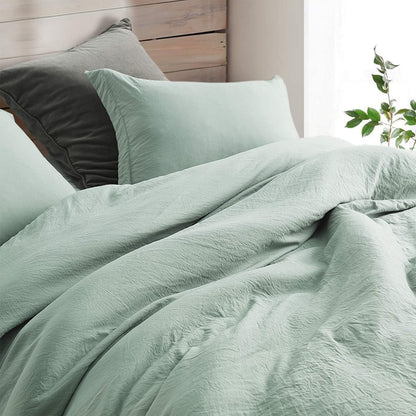 Natural Loft King Solid Bettbezug-Set