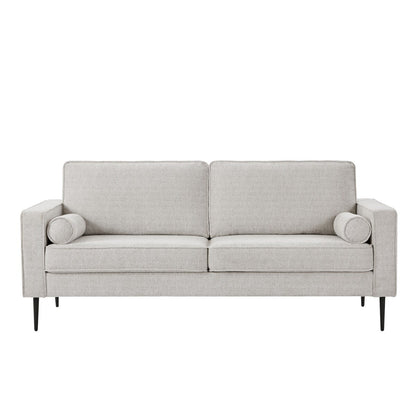 Mid-century Modern Upholstered Chesterfield Tufted Fabric Sofa Couch With High-tech Fabric Surface For Living Room