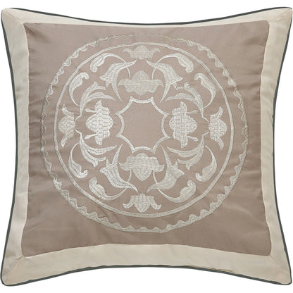 Nanshing Daffodil 7-teiliges Bettdeckenset mit Medaillon-Print