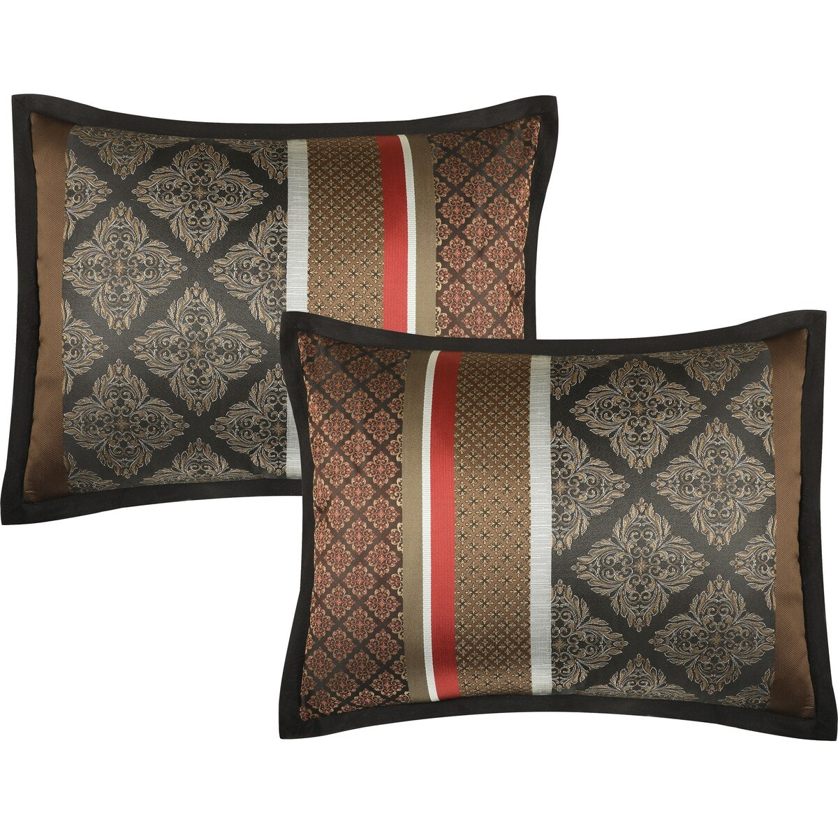 Nanshing Jensen 7-teiliges Jacquard-Bettdeckenset mit geometrischem Muster