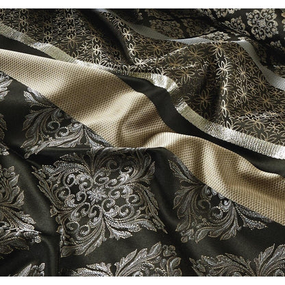Nanshing Jensen 7-teiliges Jacquard-Bettdeckenset mit geometrischem Muster