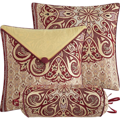 Nanshing Prince 7-teiliges elegantes Medaillon-Bettdeckenset