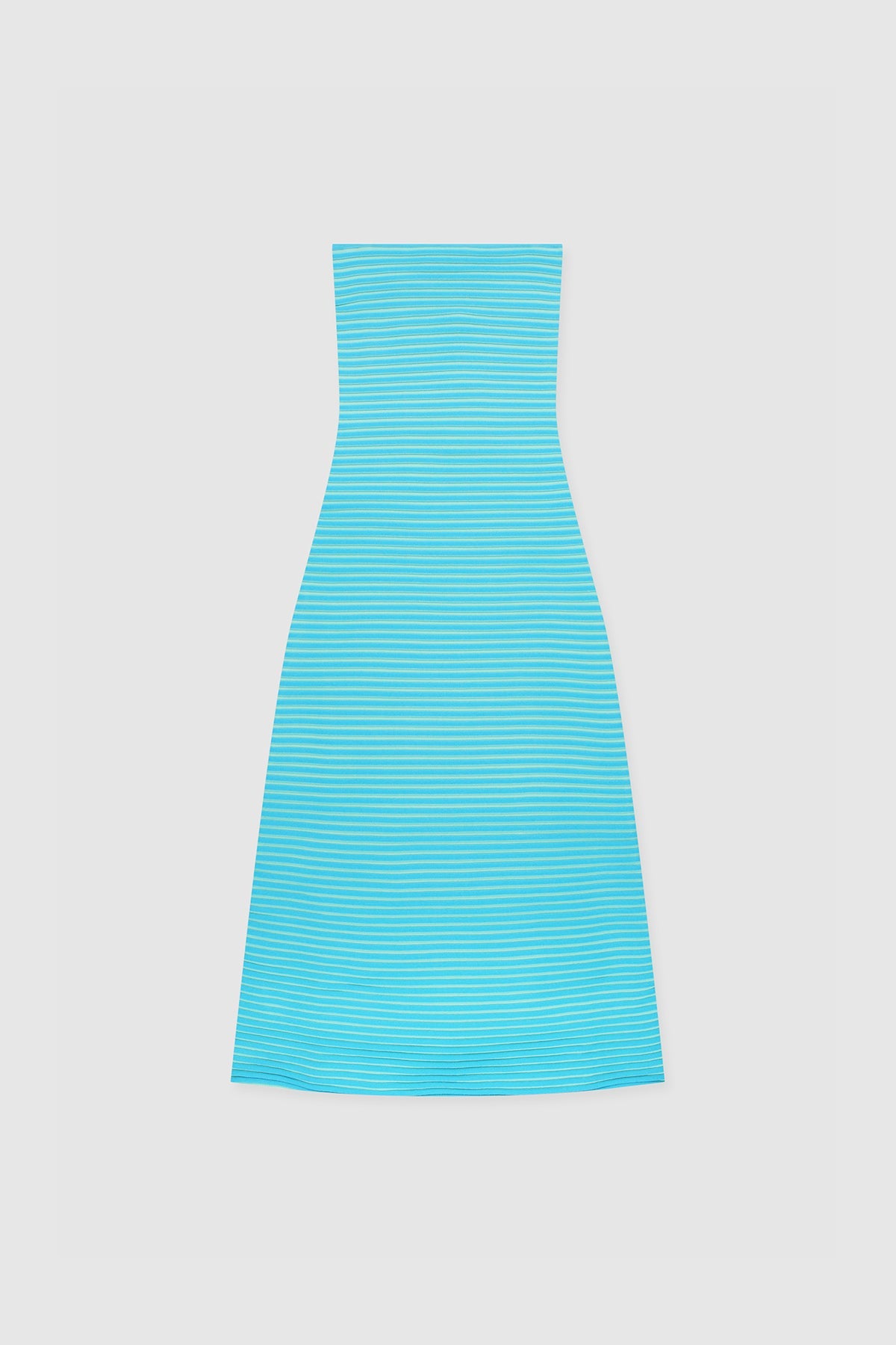 Sunmor Strick-Maxikleid - Aqua