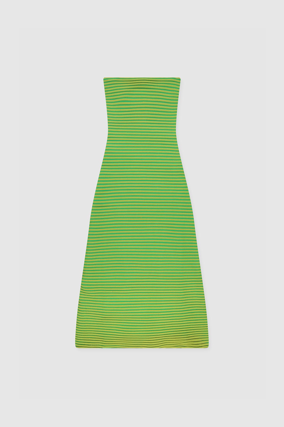 Sunmor Strick-Maxikleid - Limette