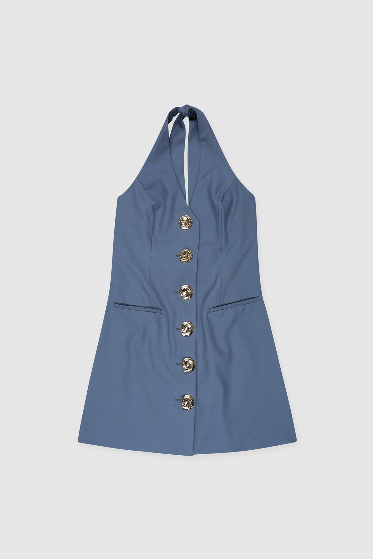 Irida Trägerkleid - Stein