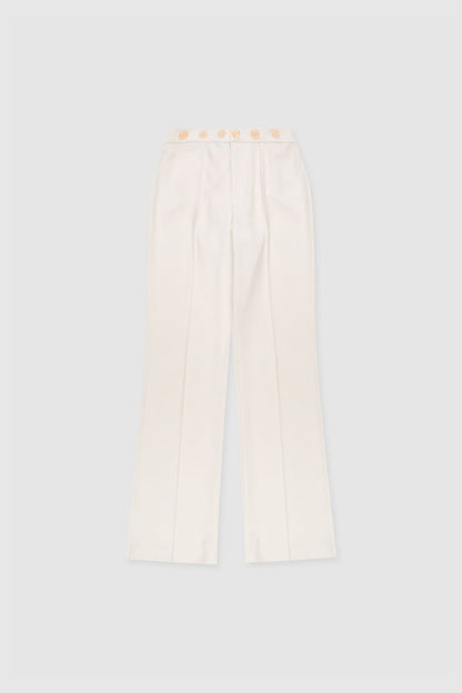 Irida Bootcut-Hose - Elfenbein