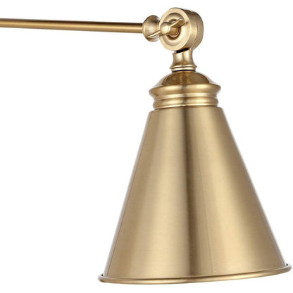 WINGBO Industrielle Wandleuchte mit Schwenkarm und Metallschirm, 2er-Pack...