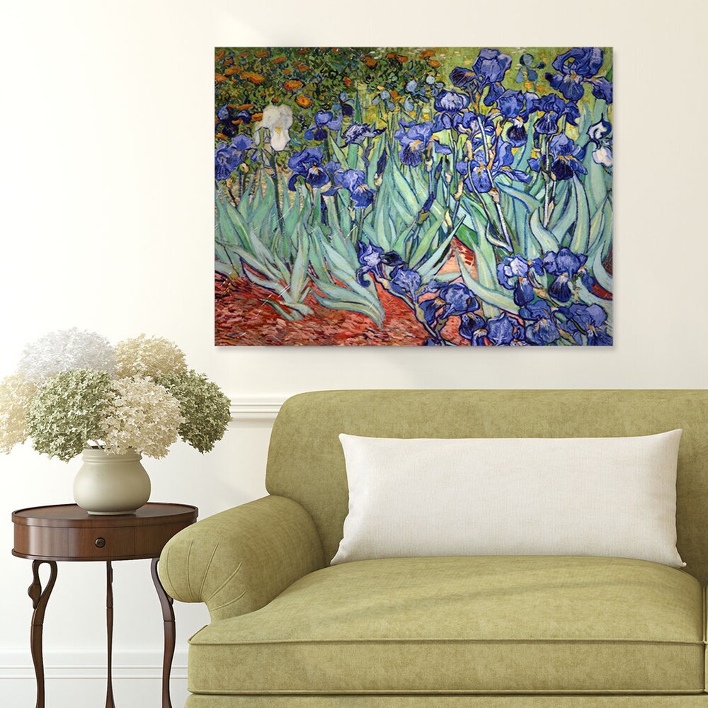 Leinwandbild „Iries“ von Vincent van Gogh