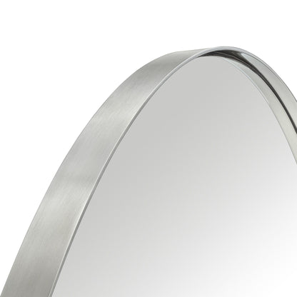 TEHOME Javell Ovaler Wandspiegel aus Metall