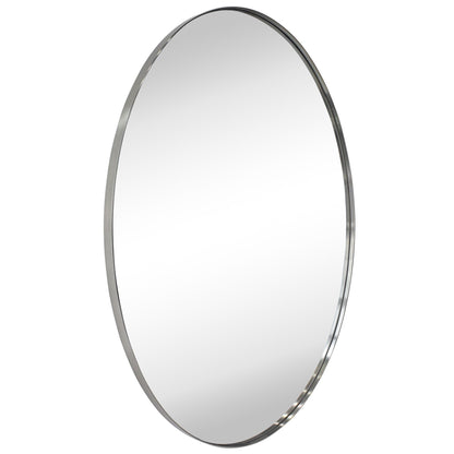 TEHOME Javell Ovaler Wandspiegel aus Metall