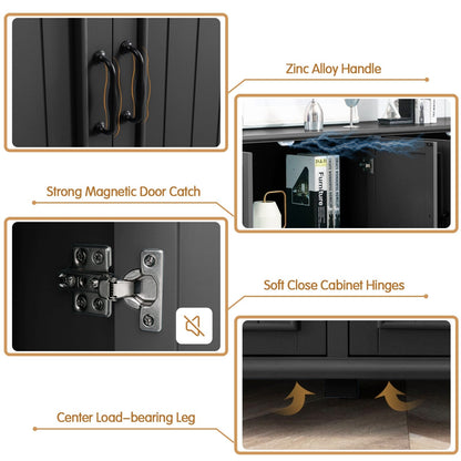 Küchen-Sideboard, Kaffeebar-Schrank, Akzent-Aufbewahrungsschrank