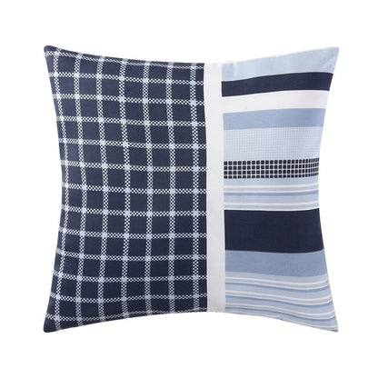 My World Mason Stripe 3-teiliges Steppdeckenset mit Bonus-Dekokissen