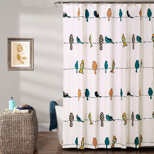 Lush Decor Rowley Birds Duschvorhang