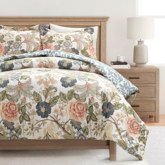 Lush Decor Sydney Wende-Bettdeckenset, 3-teilig