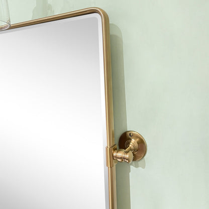 TEHOME Lutalo horizontaler abgeschrägter Badezimmer-/Kosmetikspiegel