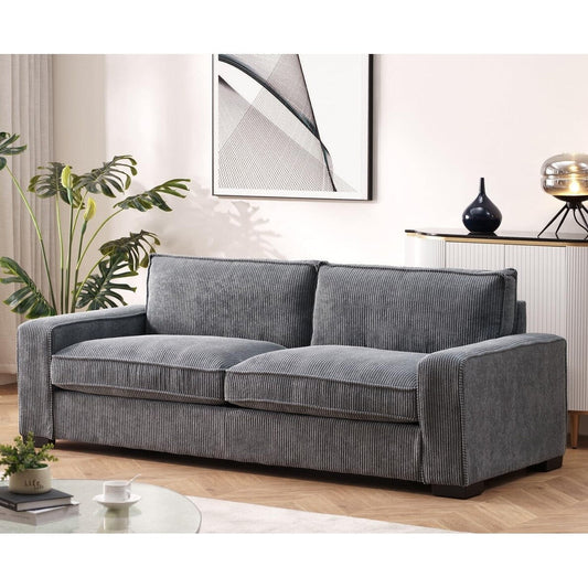 Luxe Corduroy Living Room Sofa