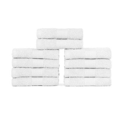 Luxuriöse, weiche Waschlappen aus Baumwolle, 600 g/m², 30,5 x 30,5 cm, von Ample Decor, 10 Stück