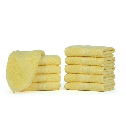 Luxuriöse, weiche Waschlappen aus Baumwolle, 600 g/m², 30,5 x 30,5 cm, von Ample Decor, 10 Stück