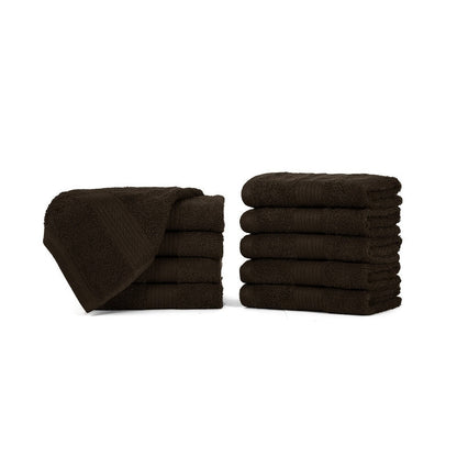 Luxuriöse, weiche Waschlappen aus Baumwolle, 600 g/m², 30,5 x 30,5 cm, von Ample Decor, 10 Stück