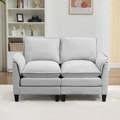 Luxury 2-Seat Sofa â?Cloud-Like Comfort, Sturdy Design â?For Living Rooms & Offices
