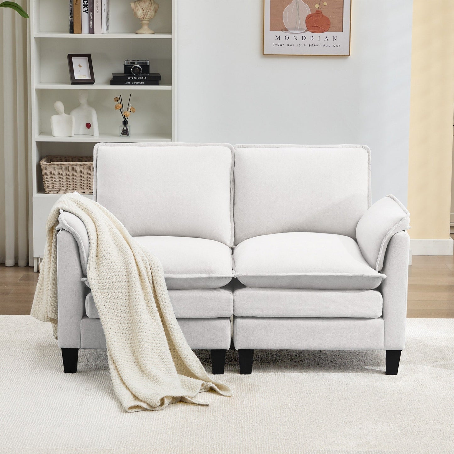 Luxury 2-Seat Sofa â?Cloud-Like Comfort, Sturdy Design â?For Living Rooms & Offices
