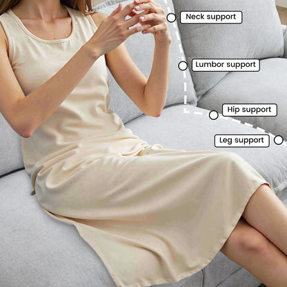 Luxury 4-Seater Sofa & Footstool â?Ultra-Plush, Multi-Room Comfort