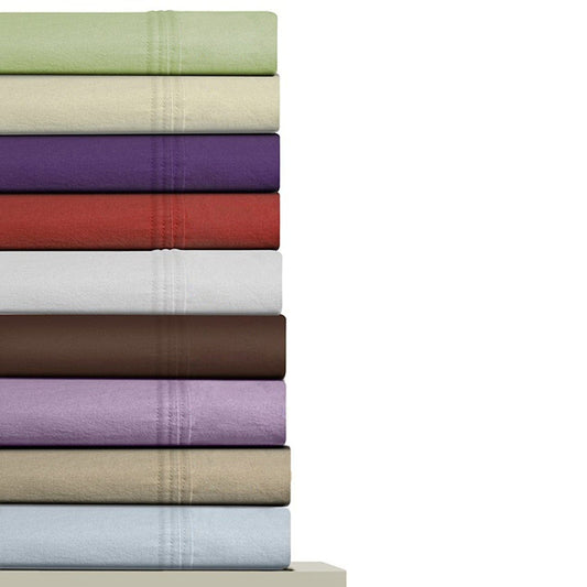 Luxuriöses Bettlaken-Set aus festem Flanell mit extra tiefen Taschen