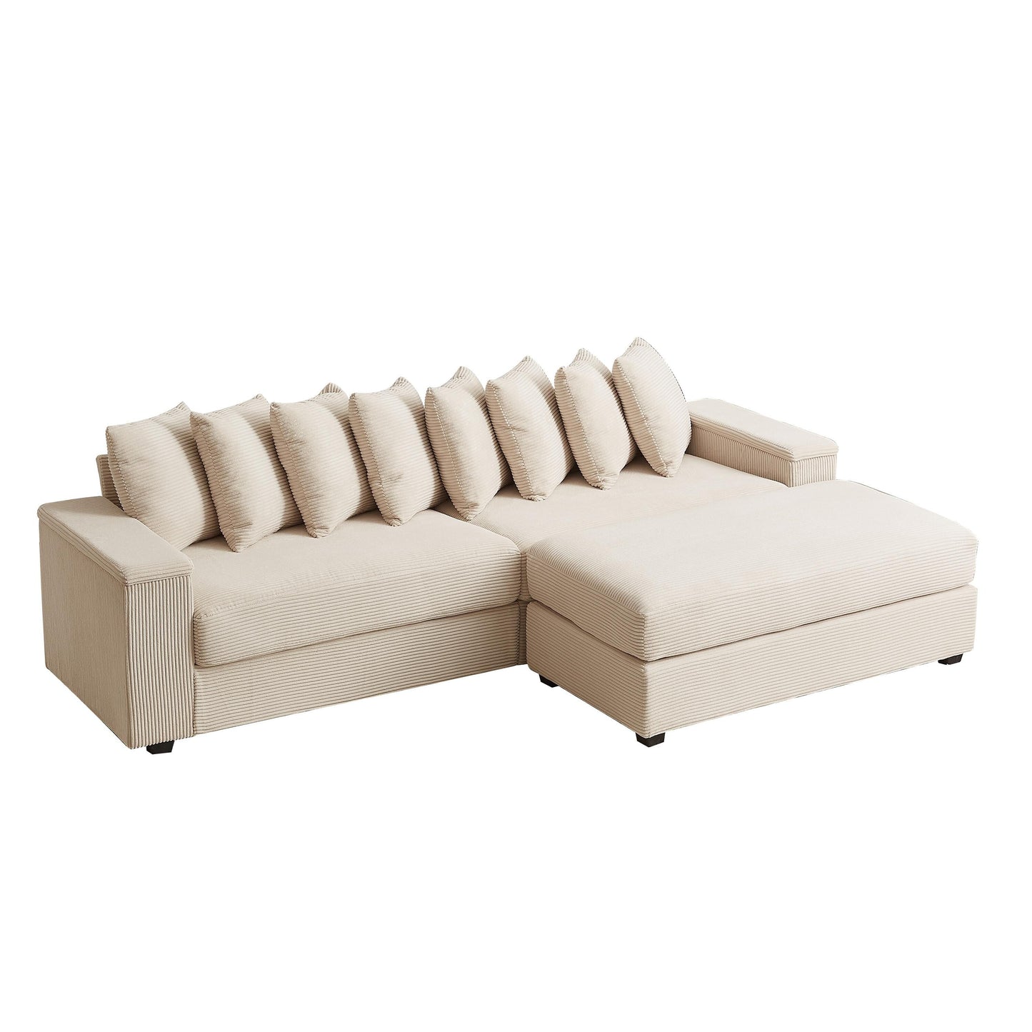 Luxury Sleeper Sofa Bed with Soft Cushion - Ultimate Comfort for Your Home