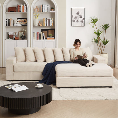 Luxury Sleeper Sofa Bed with Soft Cushion - Ultimate Comfort for Your Home