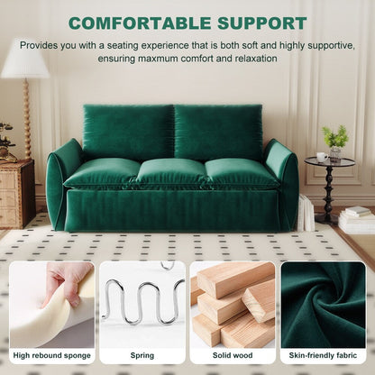 Luxury Sleeper Sofa Bed with Soft Cushion - Ultimate Comfort for Your Home