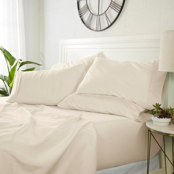 Luxuriöses, ultraweiches 6-teiliges Bettlaken-Set von Simply Soft
