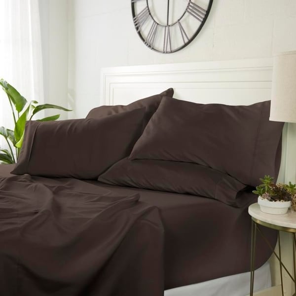 Luxuriöses, ultraweiches 6-teiliges Bettlaken-Set von Simply Soft